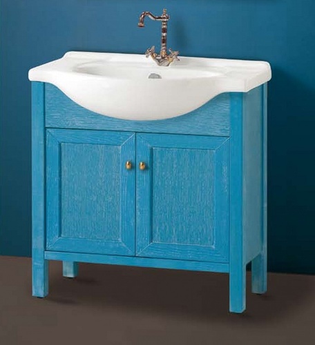 Долен шкаф Nefsika 75 Blue 73.5х34х81.5см