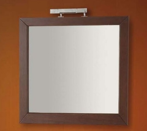 Огледало за баня Nefiska 75 Brown 73.5х2х80см