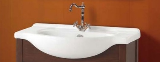 Порцеланов умивалник Nefsika 75 Brown 74х48.5см