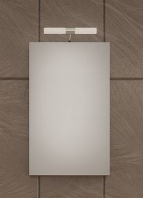 Огледален горен шкаф Luxus 45 Wood 41x12x68см