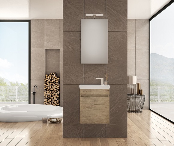 МДФ комплект за баня Luxus 45 Wood