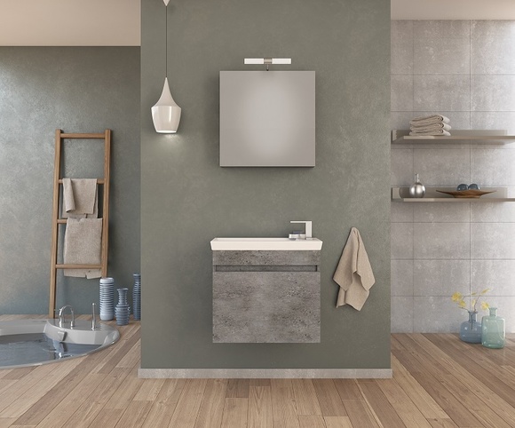 МДФ комплект за баня Luxus 60 Granite