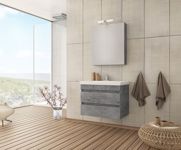 МДФ комплект за баня Luxus 70 Granite