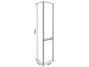 PVC колона за баня ICP 3516 (1)
