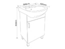 Долен шкаф за баня ICP 5285 (1)