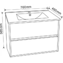 Долен шкаф за баня ICP 7555 (1)