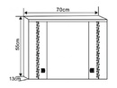 PVC горен шкаф за баня ICMC 1047-70 (1)