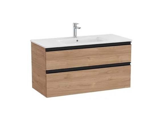 Долен шкаф за баня The Gap Unik Walnut 100 см