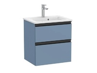 Стилен шкаф за баня The Gap Unik Blue Matt 50см