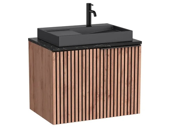 Мебели за баня Unik Horizon Black 70см