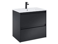 Шкаф за баня Unik Black Matt 70см