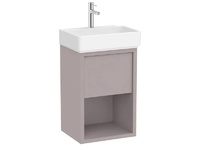 Шкаф за баня Unik Light Noble Grey с мивка 45см
