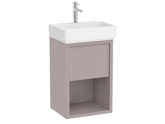 Шкаф за баня Unik Light Noble Grey с мивка 45см