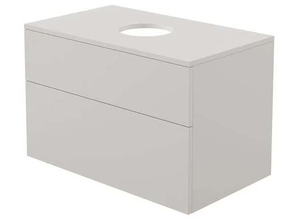 Конзолен шкаф за баня Prizma White gloss 80см