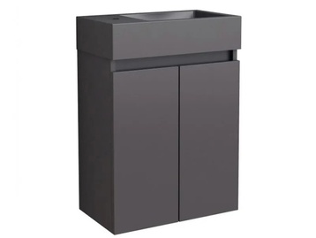 Черен шкаф за баня COMPACT 4242MB