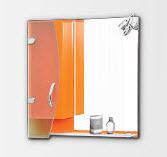 Шкаф с огледало Orange