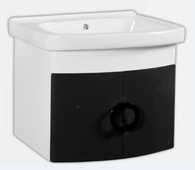 Долен PVC шкаф Black and White