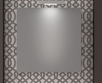 Огледален горен шкаф Magnolia 55 White 55х12х55см