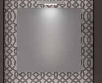 Огледален горен шкаф Magnolia 55 White 55х12х55см