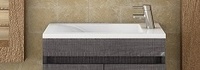 Умивалник Magnolia 55 Dark Grey 55х35х12см