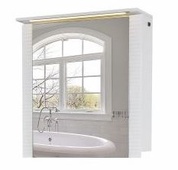 Огледален шкаф за баня Нано 55x57x15см