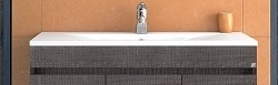 Умивалник Magnolia 90 Dark Grey 92х47х19см